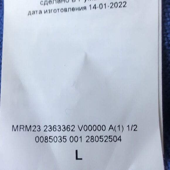 Marina Rinaldi 💯 Wool Cobalt Blue Turtleneck Sweater Size Large Short Sl - Picture 4 of 11